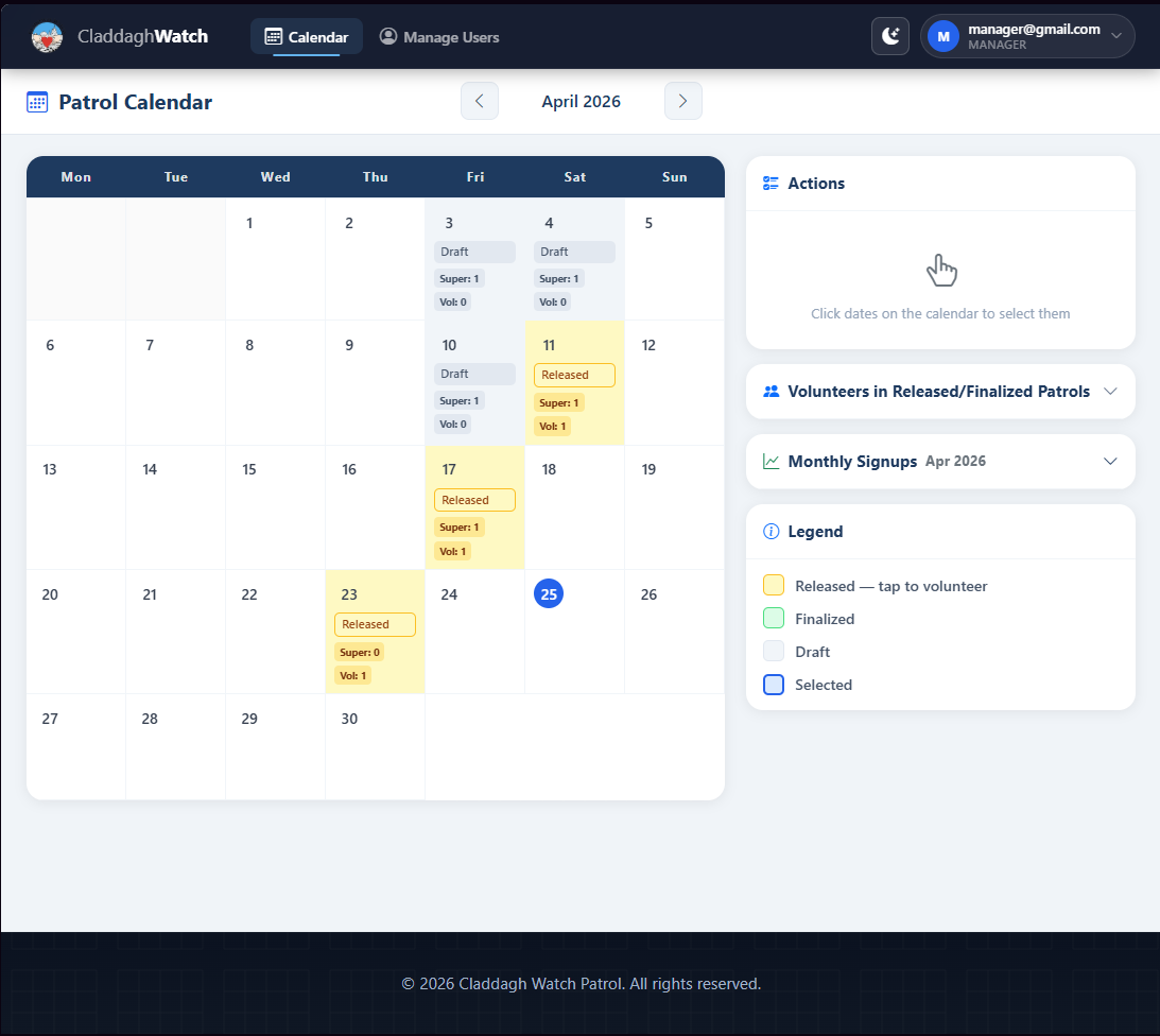 Manager Dashboard